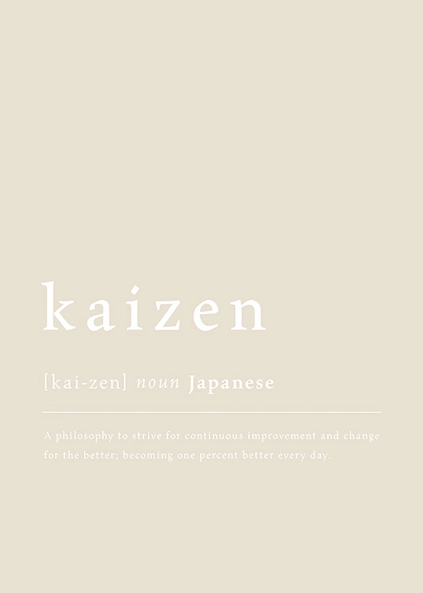 Kaizen Definition Affiche
