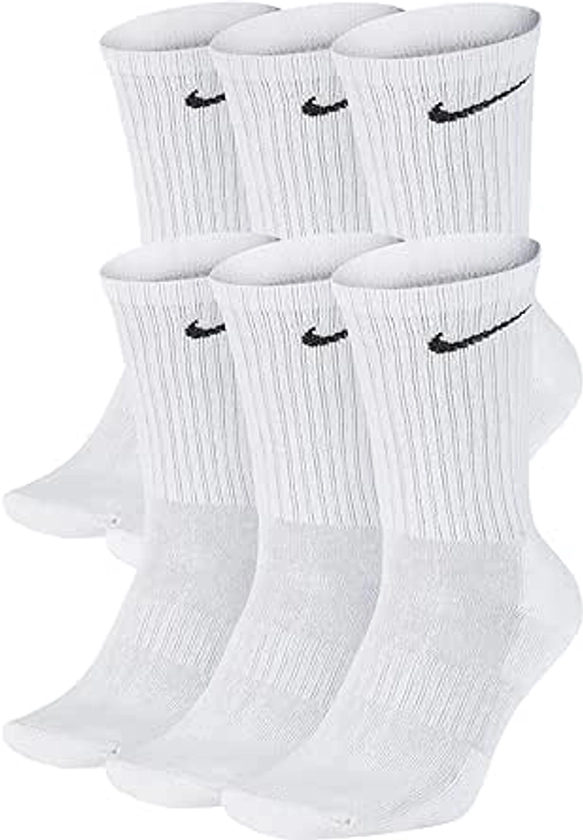 Nike Everyday Cushion Crew Socks, Unisex (Pack of 6 Pairs)