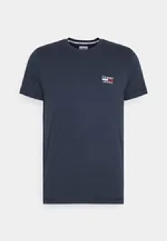 Tommy Jeans CHEST LOGO TEE - T-shirt basique - twilight navy/bleu marine - ZALANDO.FR