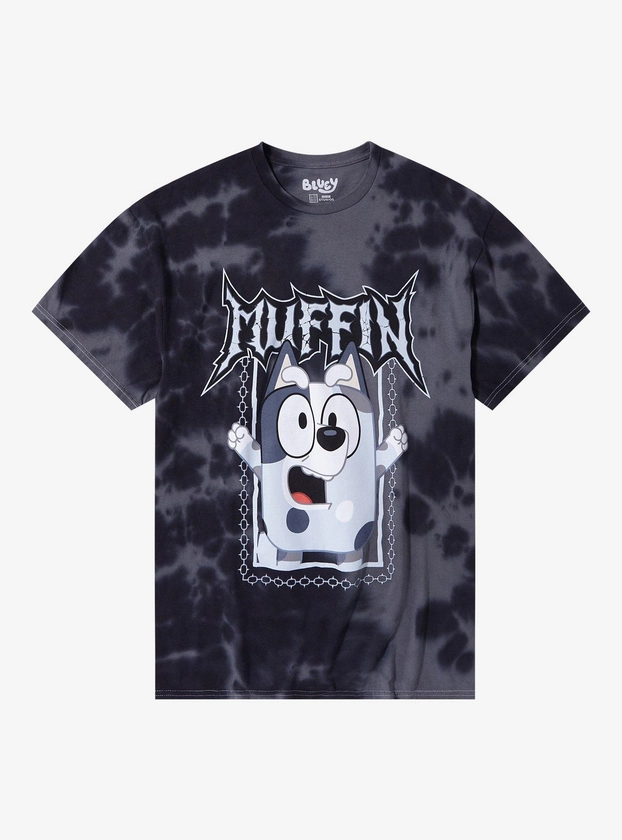 Bluey Muffin Metal Tie-Dye T-Shirt