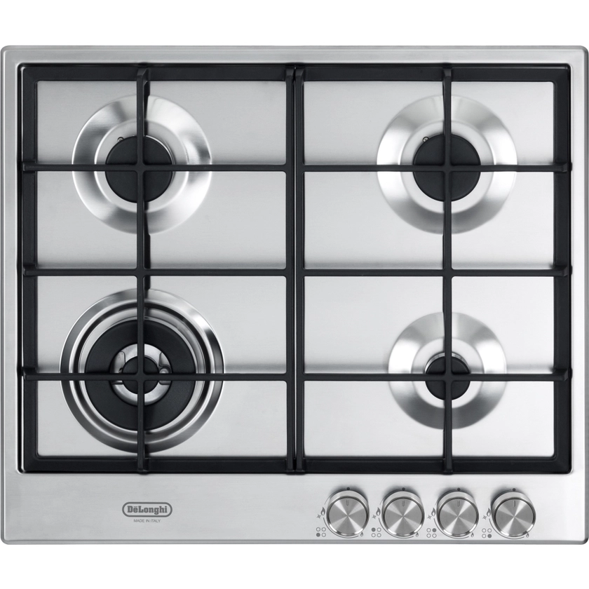 Buy DeLonghi DNSL 460 X 4 Burner Gas Hob with FREE Pan Set (DNSL460X) | Marks Electrical