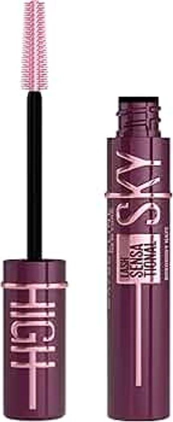 Maybelline New York Lash Sensational Sky High Maschera per ciglia, lunghezza senza limiti e volume ridefinito, tono Burgundy Haze, 7,2 ml