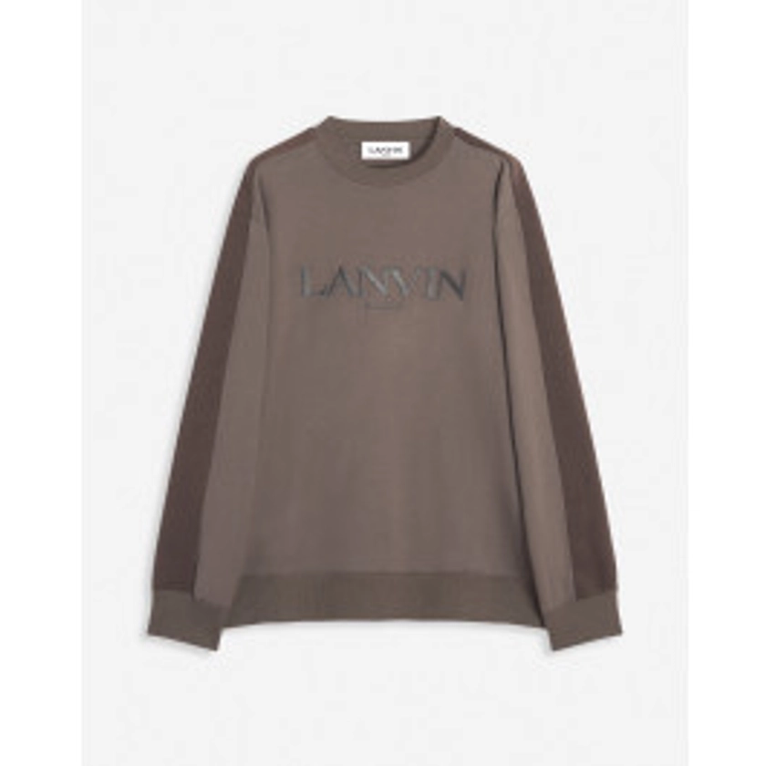 SWEATSHIRT AMPLE BRODÉ LANVIN SIDE CURB