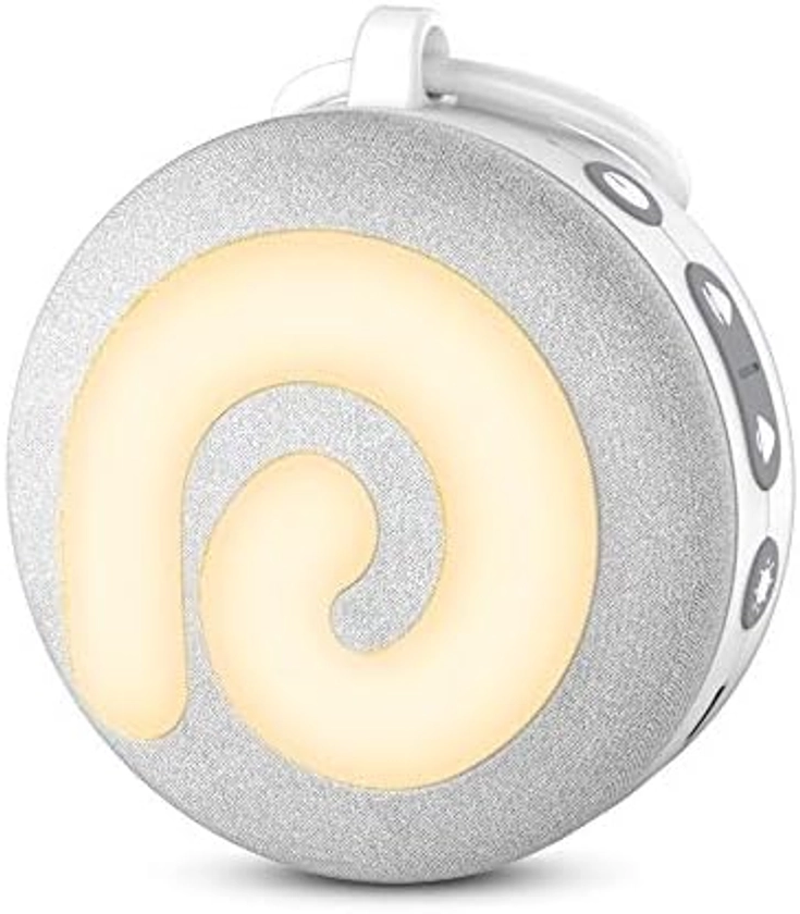 Dreamegg Machine à Bruit Blanc, D11 Machine à Bruit avec Veilleuse pour Enfant Adulte, Bruit Blanc Bebe, avec 11 Sons Apaisants pour le Sommeil, la Chambre D'enfant et les Voyages, USB Rechargeable