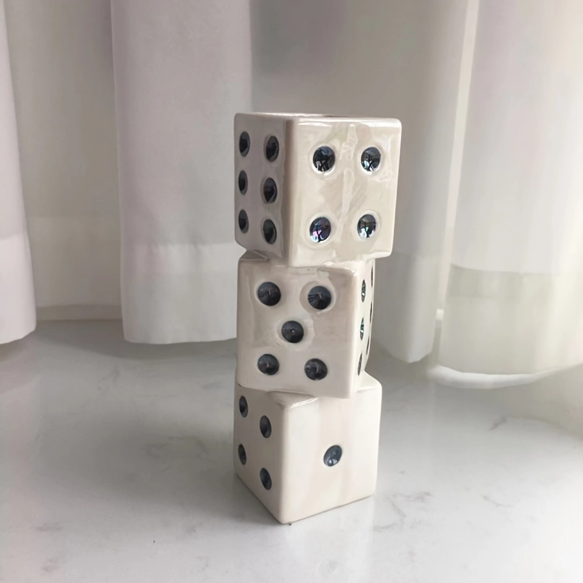 Dice shaped Vase - Temu Canada