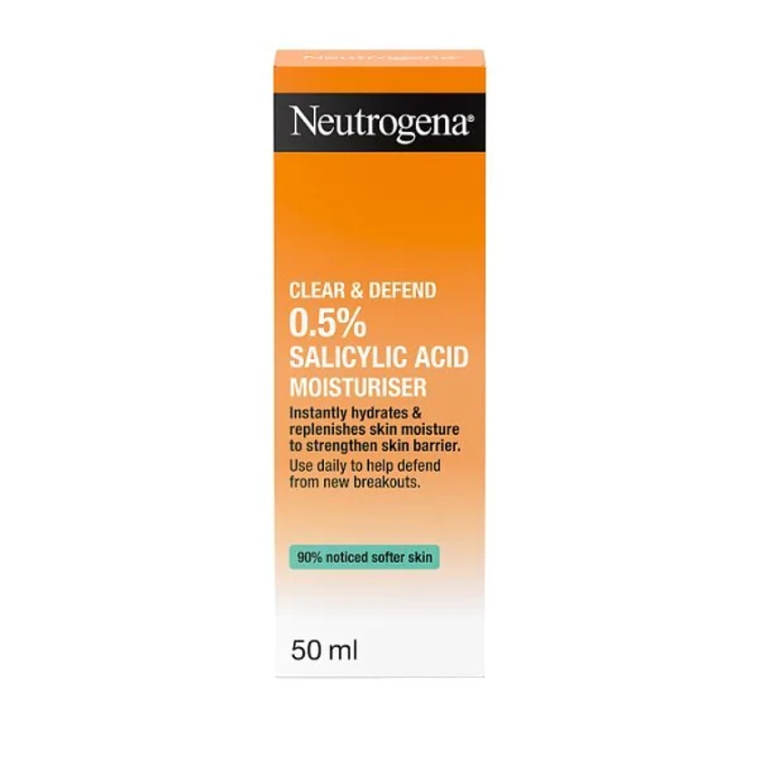 Neutrogena® Clear & Defend Moisturiser 50ml | Skin | Superdrug