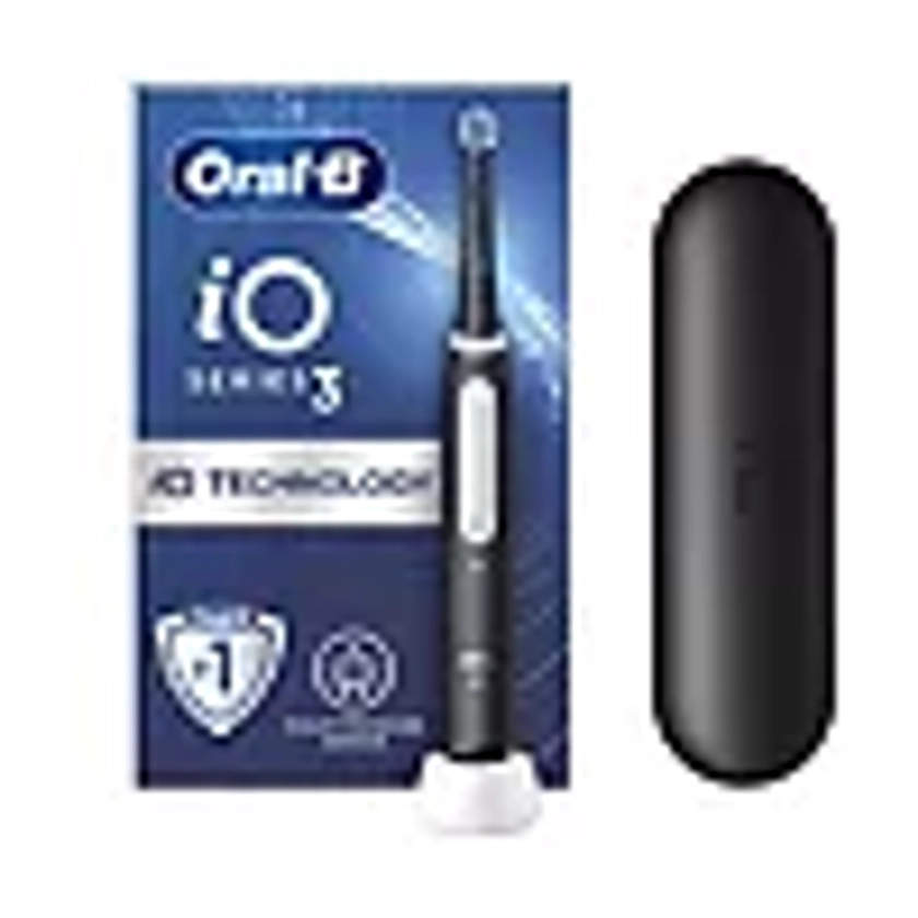 Oral-B iO3 Electric Toothbrush Matt Black (+ Travel Case)