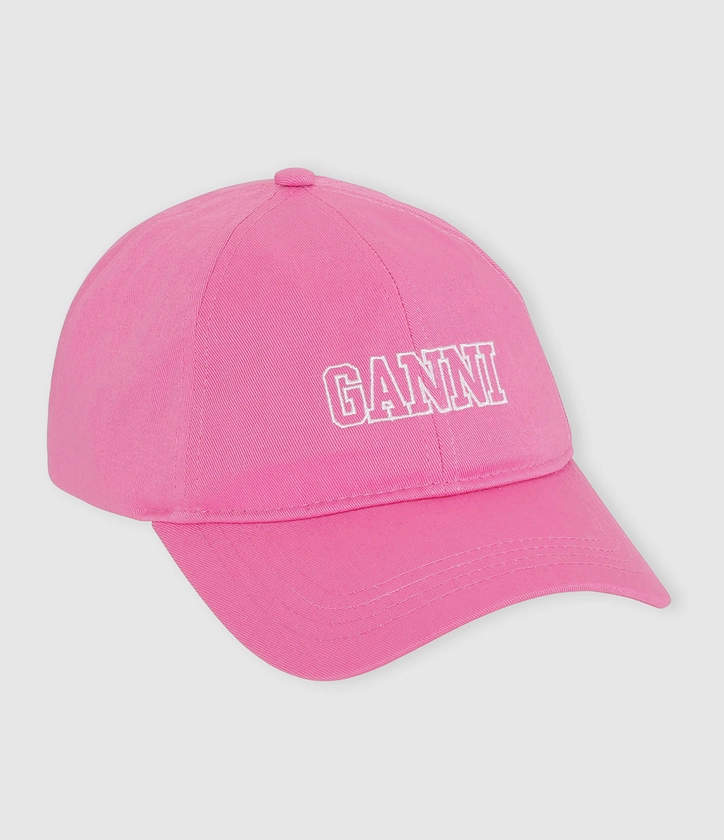 GANNI - Casquette Software Coton Organique Sugar Plum