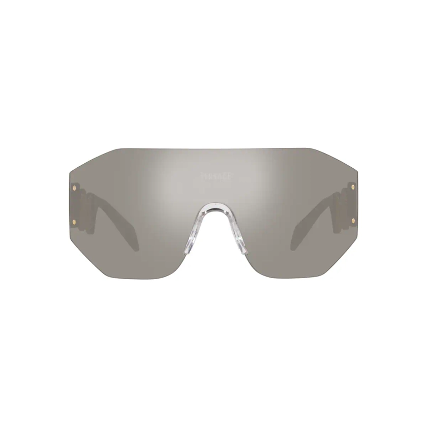 VERSACE VE2258 Grey Mirror Silver - Unisex Luxury Sunglasses, Grey Mirror Silver Lens