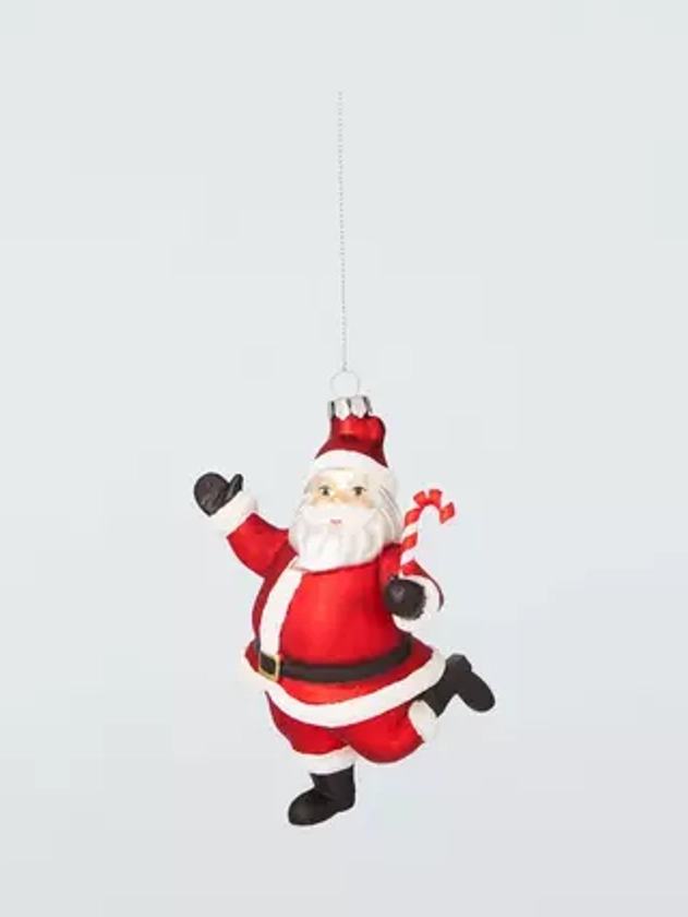 John Lewis Candy Cane Santa Bauble