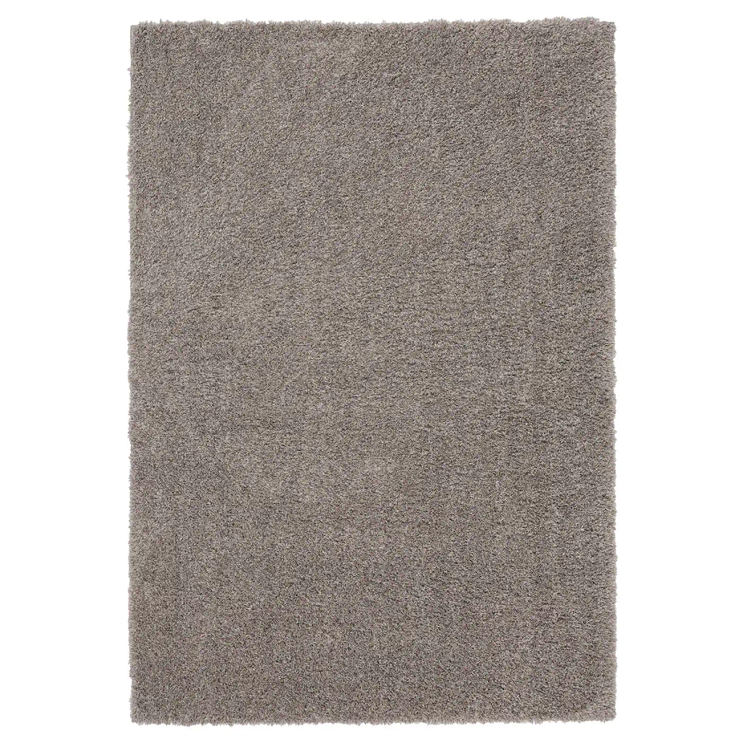 VINDEBÄK tapis, poils hauts, beige clair, 200x300 cm - IKEA