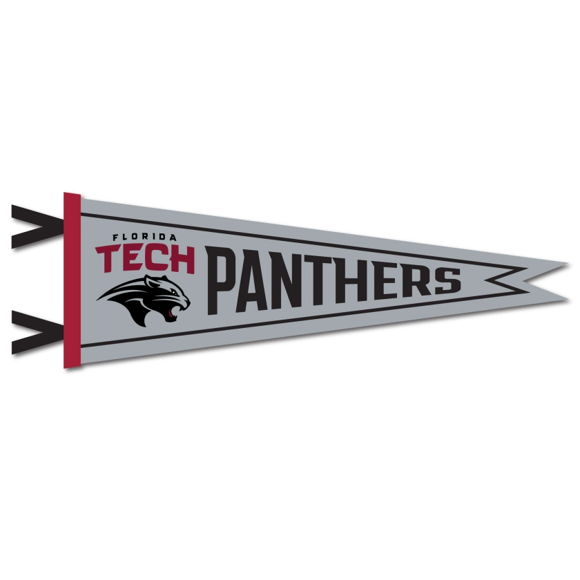 Florida Tech 82571 Pennant 9x27 Flock Plus wht