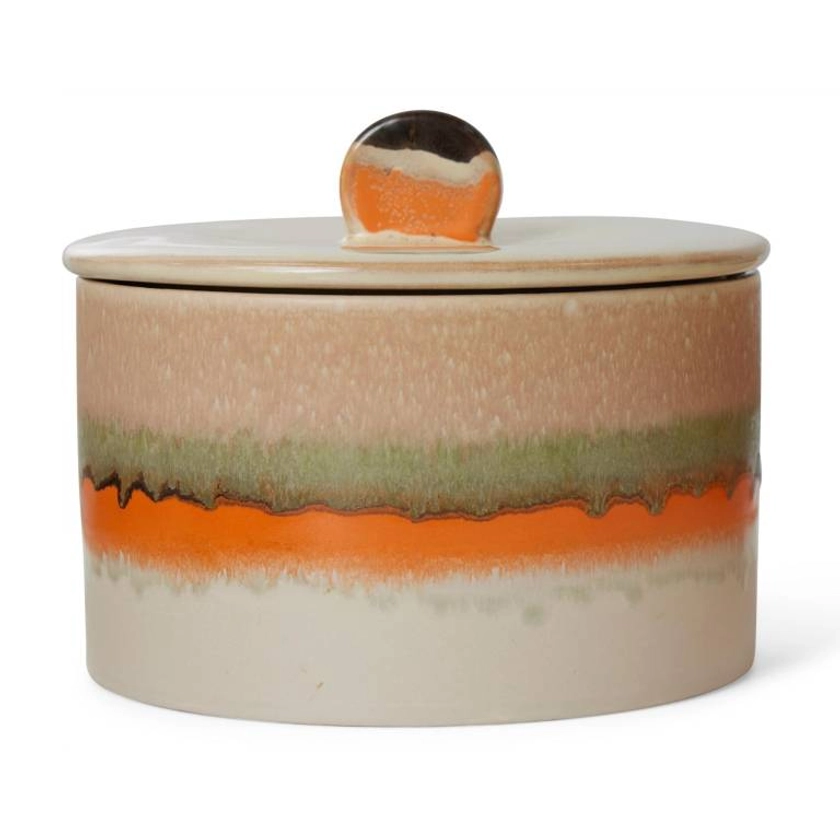 70's Ceramic koektrommel voorraadpot cookie jar burst | HKliving