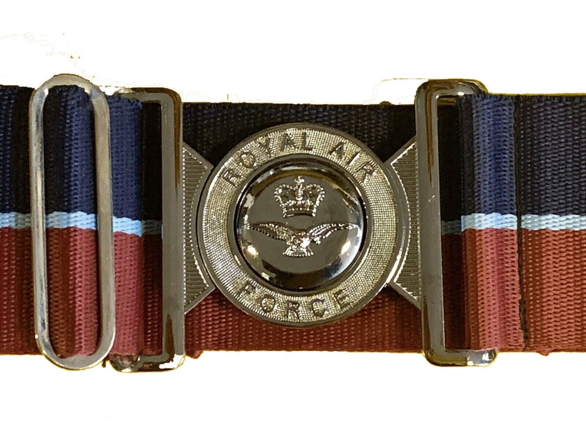 BRITISH ROYAL AIR FORCE RAF STABLE BELT CADETS BELTS VARIOUS SIZES