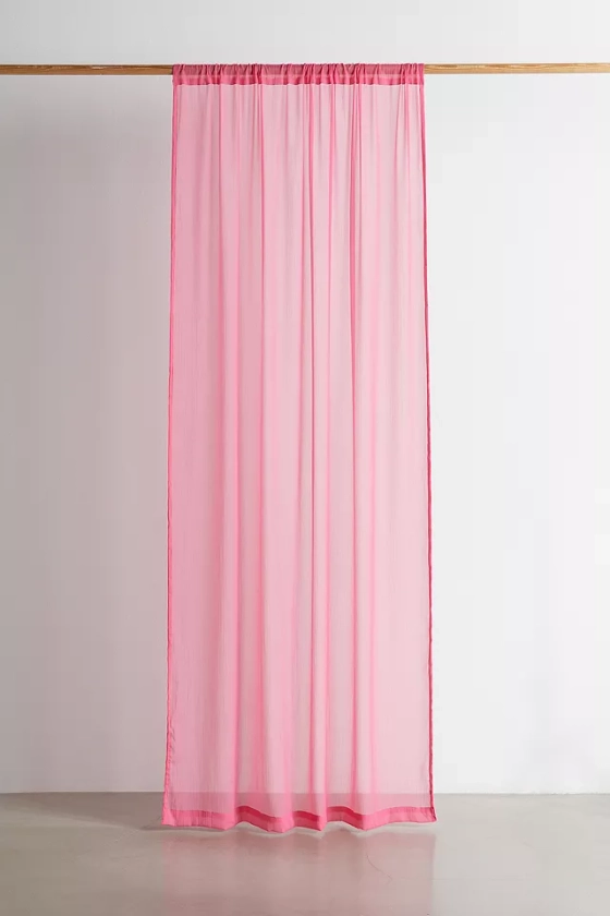 Rose Chiffon Curtain