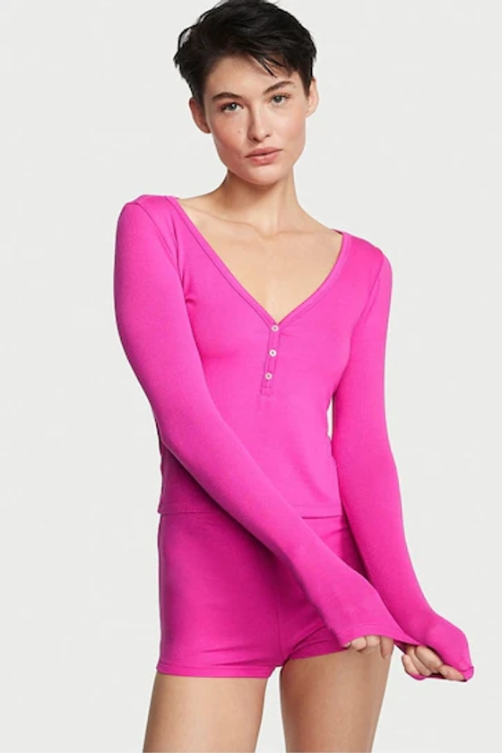 Buy Victoria's Secret Fucshia Frenzy Pink Modal Short Pyjamas from the Next UK online shop