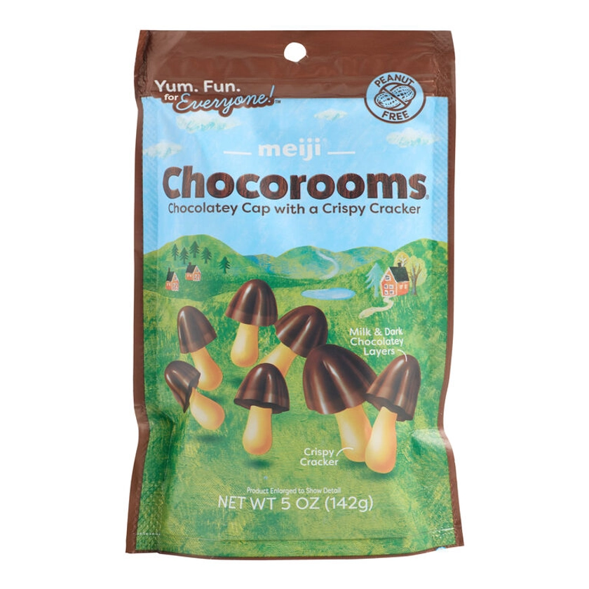 Meiji Chocorooms Milk and Dark Chocolate Cookies - World Market