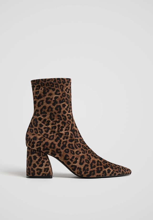 Bottines à imprimé animal - Mode femme | Stradivarius France