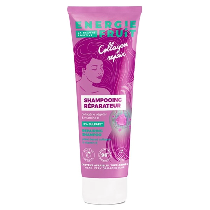 Energie Fruit Collagen Repair Shampoing Réparateur Cheveux Très Abimés 250ml