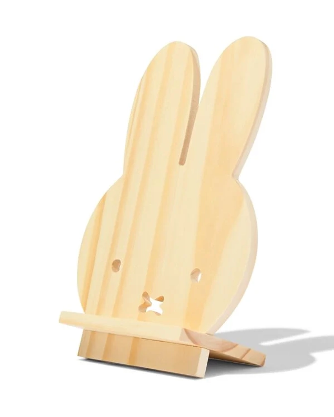 support téléphone Miffy bois - HEMA