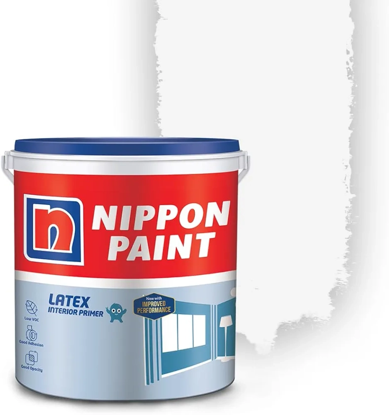 Nippon Paint Acrylic Latex Interior Primer (1 L, White) : Amazon.in: Home & Kitchen