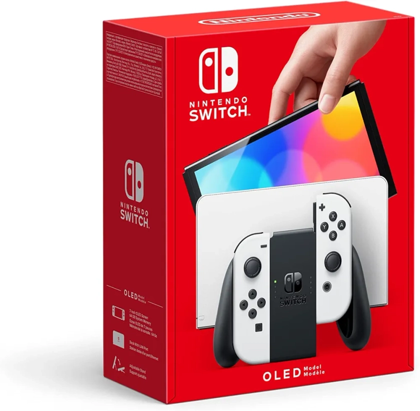 Nintendo Console Switch (modèle OLED) blanche