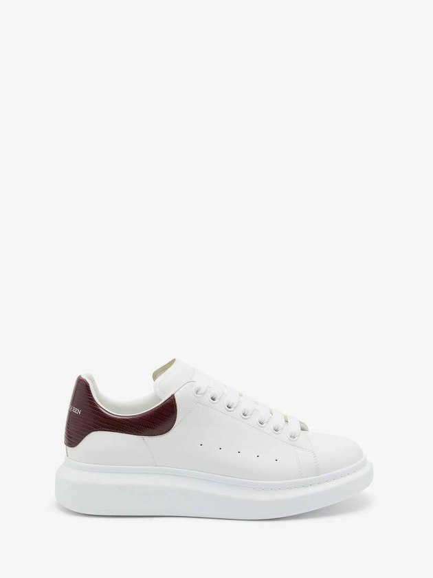 Sneakers oversize | Blanc/Bordeaux | Alexander McQueen FR