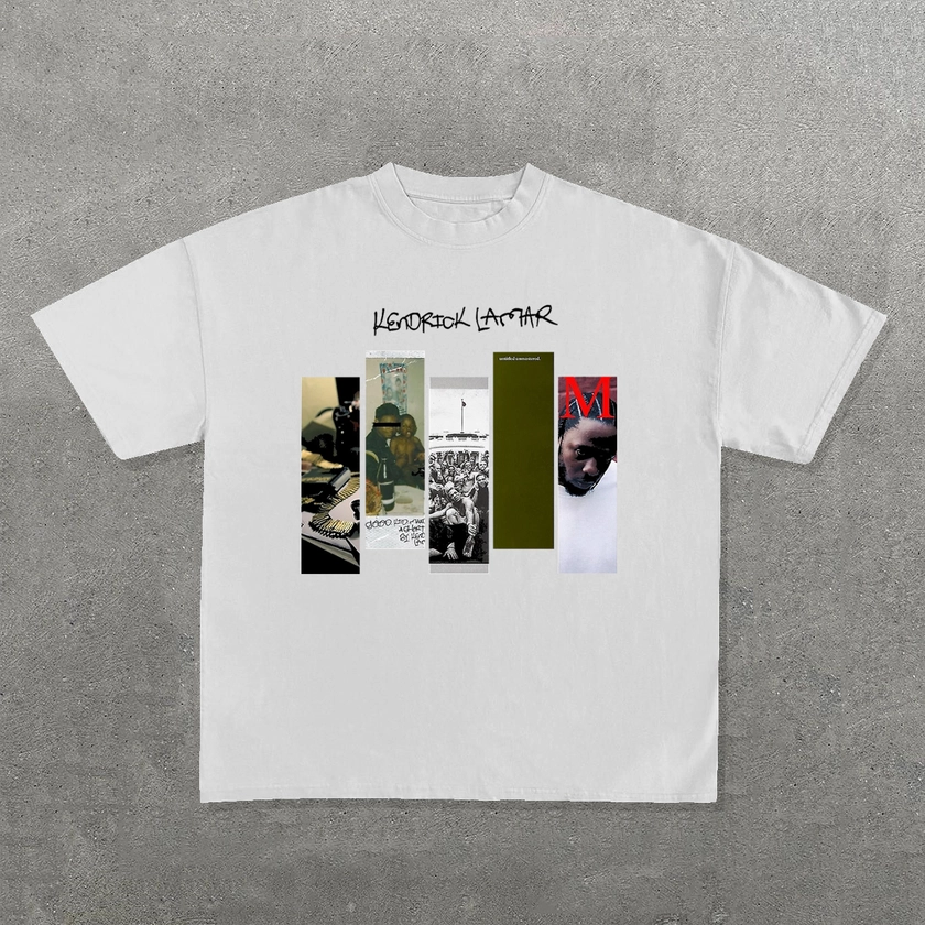 Kendrick Lamar Print Short Sleeve T-Shirt