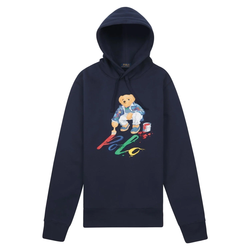 Painting Bear Hoodie | Navy