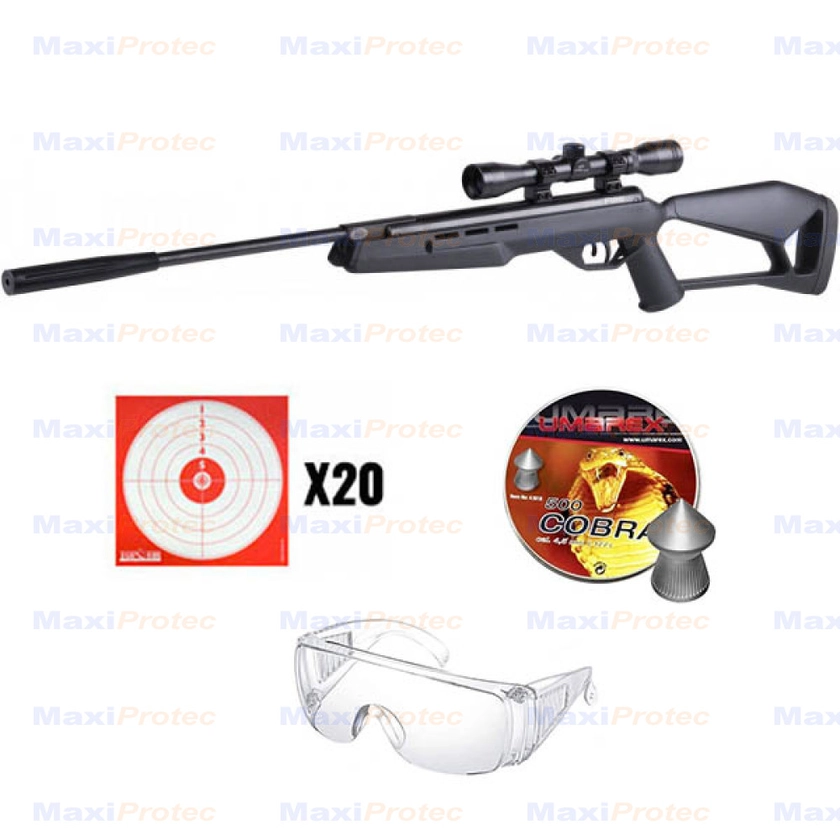 Pack Carabine Fire NP cal 4.5 mm Crosman - Carabine à plomb - Tir de loisir