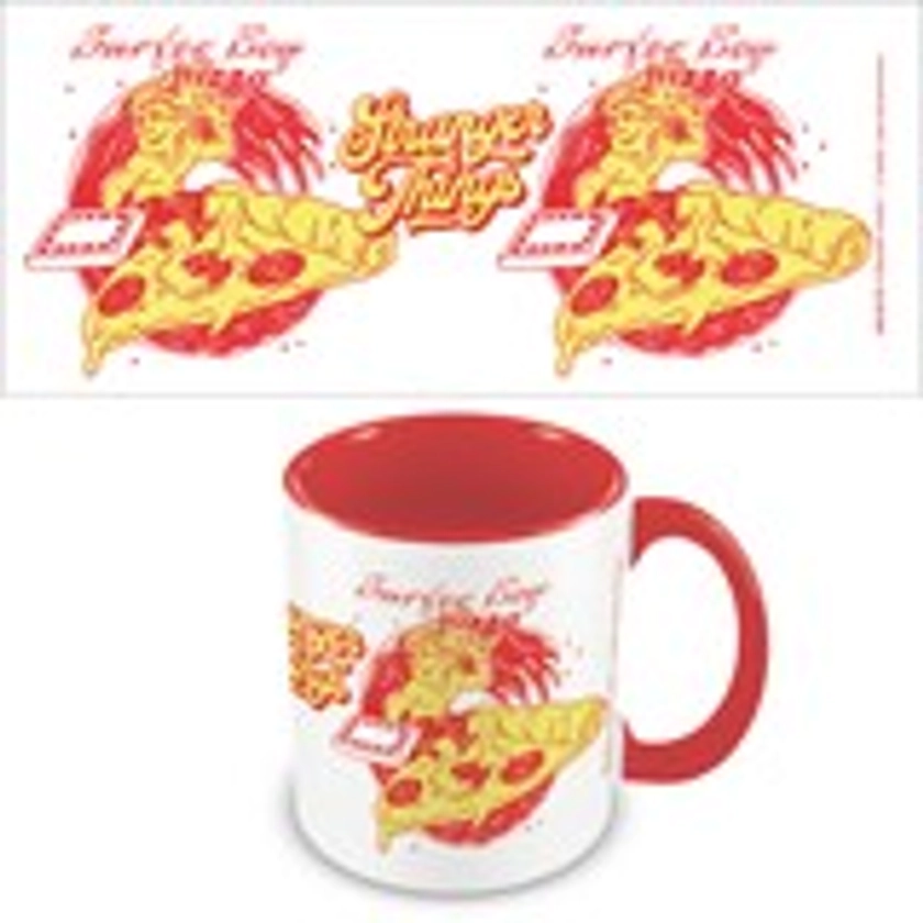 Surfer Boy Pizza Mug | Stranger Things Mug Red | HMV Store