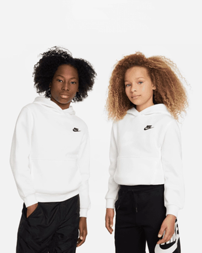 Nike Sportswear Club Fleece Big Kids' Pullover Hoodie