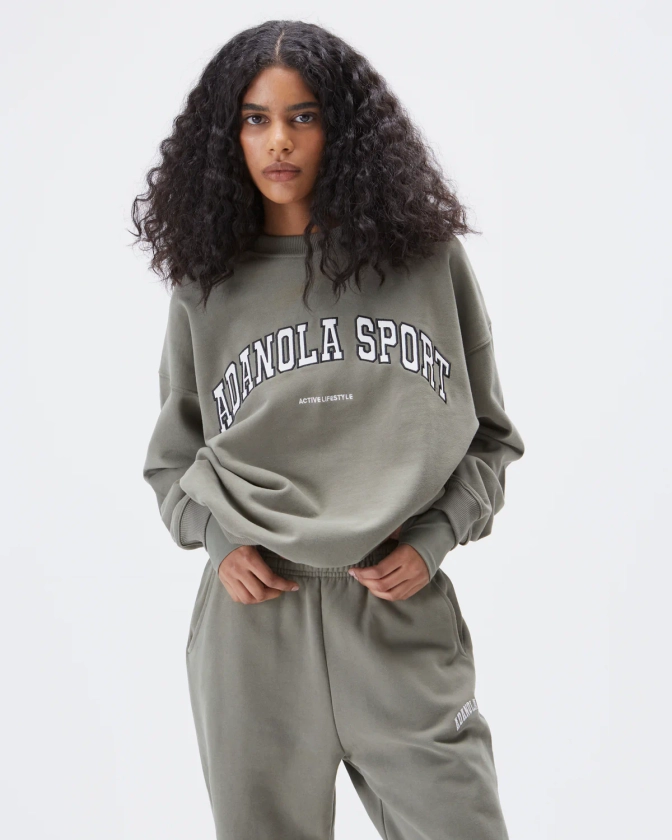 AS Oversized Sweatshirt - Olive Green