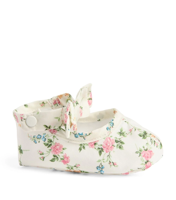 Patachou Cotton Floral Shoes (9-18 Months) | Harrods DK