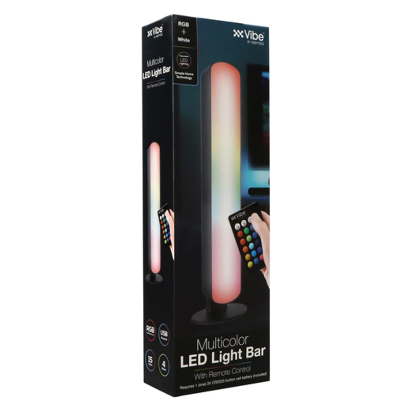 Multicolor LED Light Bar w/ Remote Control 11in