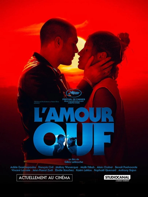 L’AMOUR OUF – Affiche de cinéma originale – Approximativement 40×60