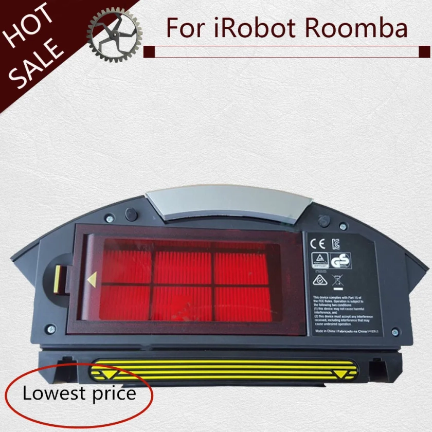 Filtro Hepa para iRobot Roomba, colector de polvo para iRobot Roomba serie 800, 850, 860, 870, 880, piezas de robot aspirador
