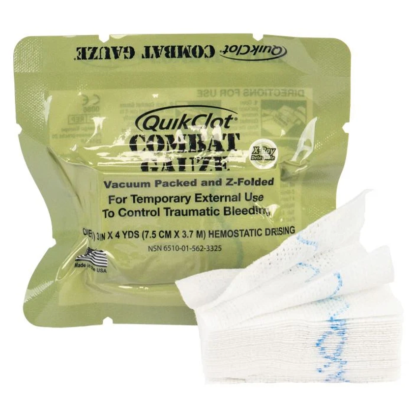 COMBAT GAUZE (GAZE COM AGENTE HEMOSTÁTICO)