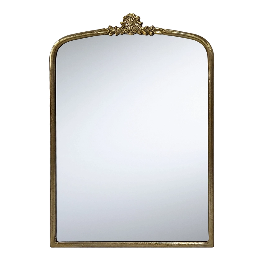 Metal Vintage Style Vanity Wall Mirror - World Market