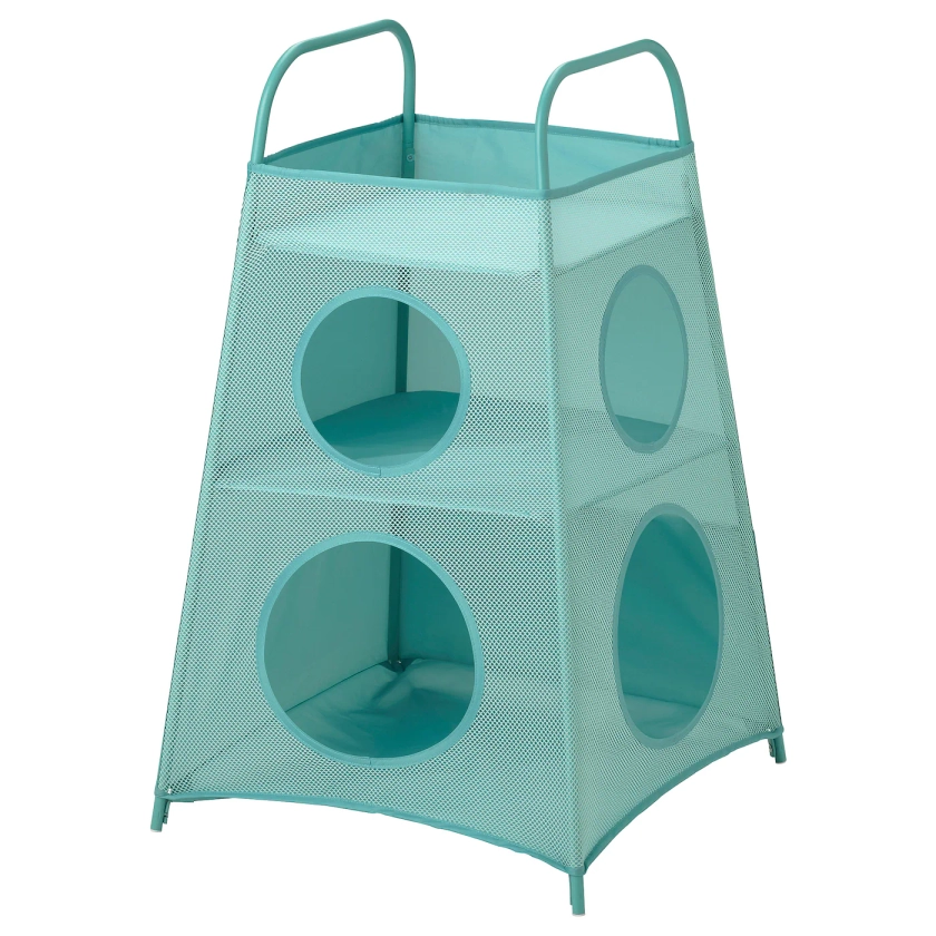 TIGERFINK Storage with compartments - turquoise