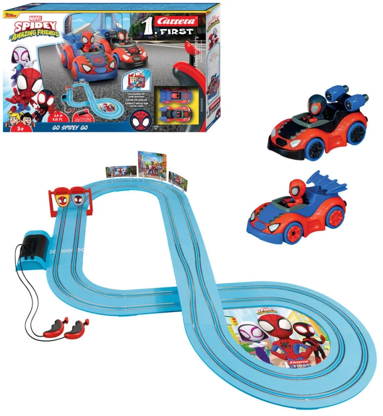 Spidey - carrera first - go spidey go | vehicules-garages | jouéclub