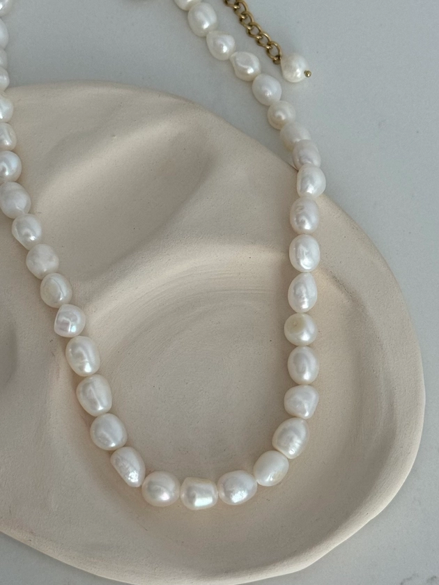 Collier perles d'eau douce XLAnnie - Babouchka Bijoux - Reims