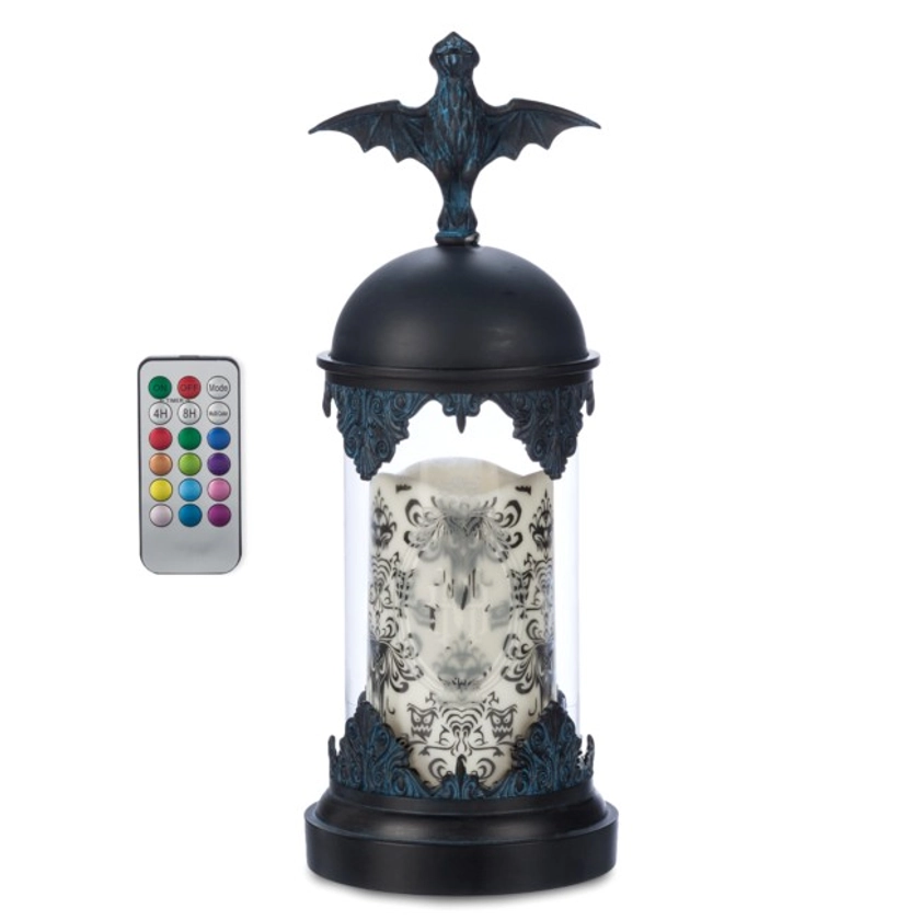 The Haunted Mansion Light-Up Hurricane Candle Set