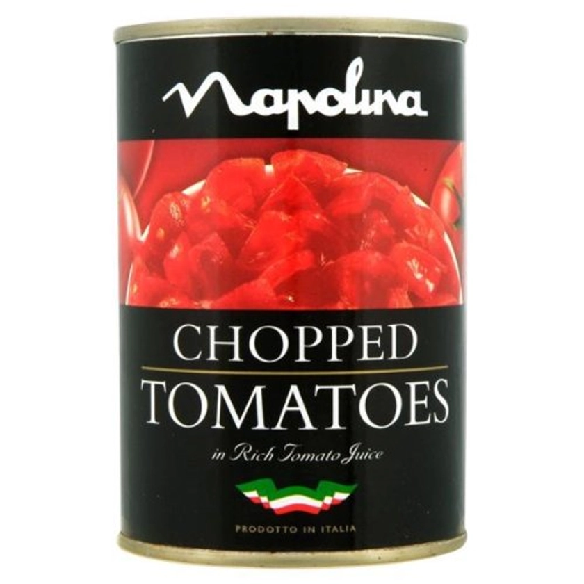 Napolina Chopped Tomatoes 12X400G : Amazon.co.uk: Grocery