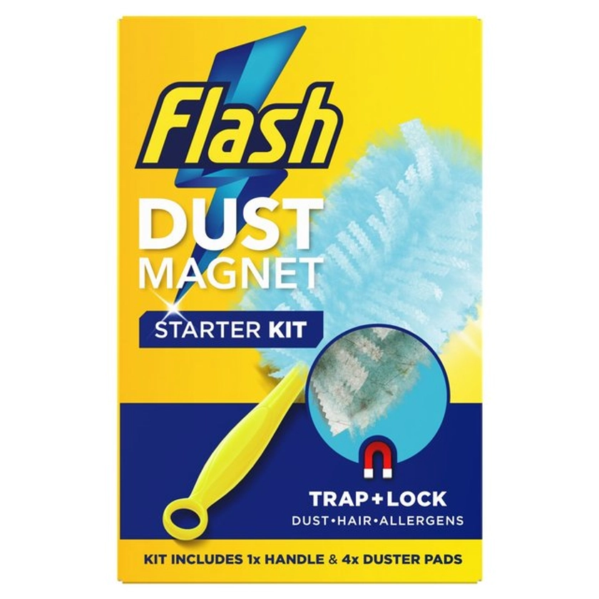 Flash Duster Starter Kit + 4ct Refill | Ocado