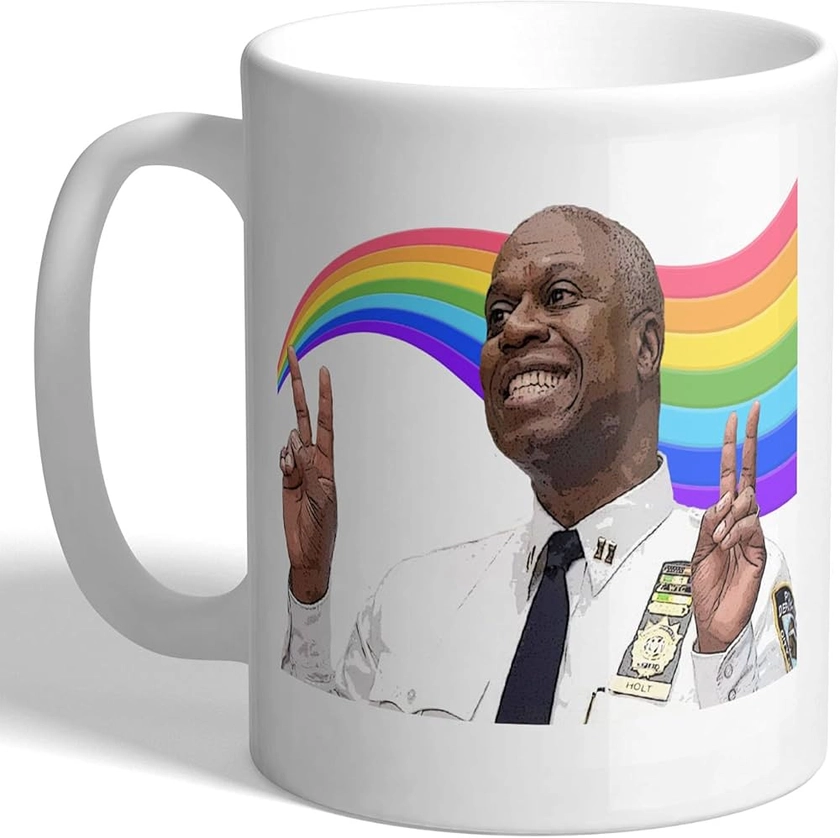 I Love Mugs - Captain Holt Smiling - Brooklyn 99 - Mug, Ceramic, 11fl.oz.