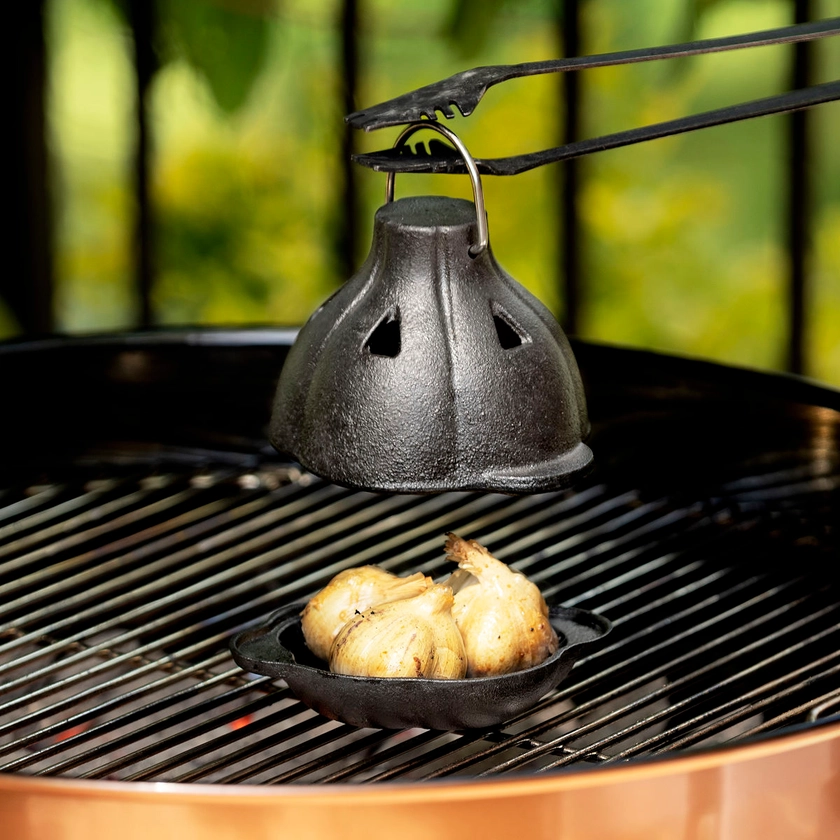 Cast Iron Garlic Roaster | Unique Kitchen Tools; Foodie Gifts