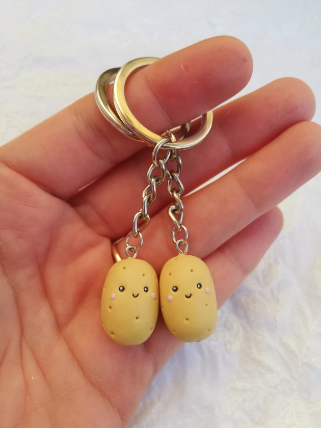 Potato Keychain Best Friend Gift Patate Boyfriend Girlfriend Gift mothers Day Gift Valentines Day Gift Christmas Gift - Etsy UK