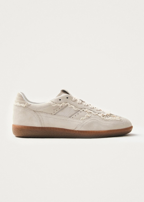 Tb.490 Crochet Cream Leather Sneakers | ALOHAS