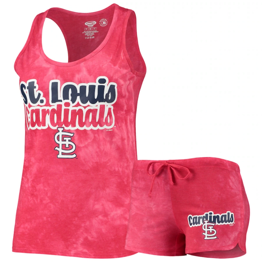St. Louis Cardinals Concepts Sport Women's Billboard Racerback Tank Top & Shorts Set - Red